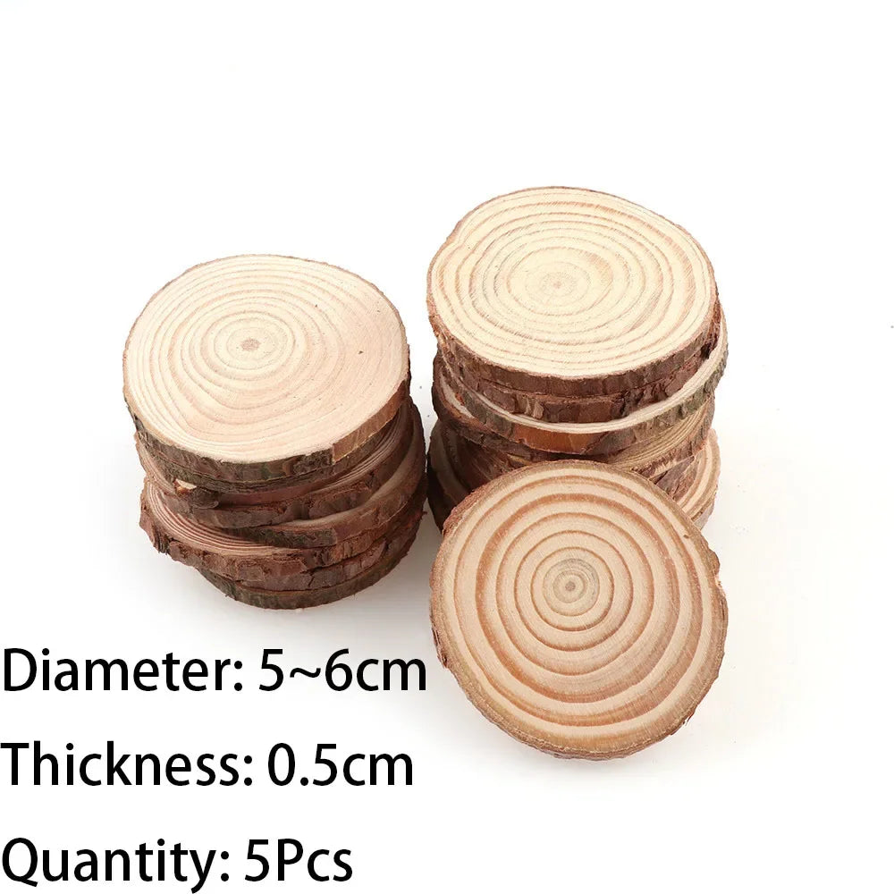 Madera natural de pino 4-16 cm diámetro