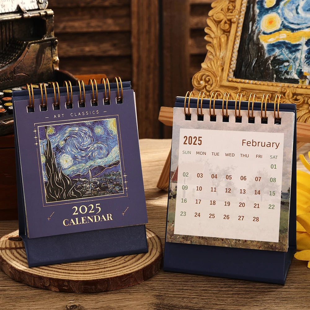 Calendario de escritorio 2025 Van Gogh